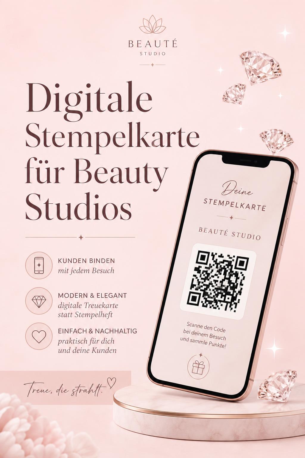 Digitale Stempelkarte für Beauty Studios